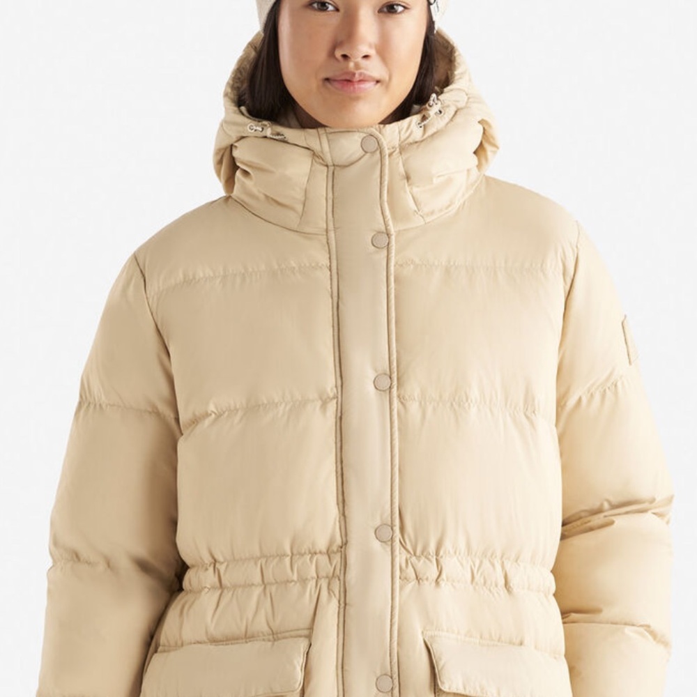 Roots Women's Cream Puffer Jacket